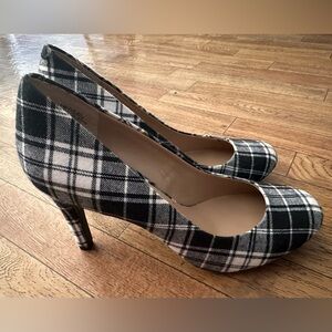 Kelly &Katie plaid heels